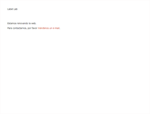 Tablet Screenshot of labellab.es